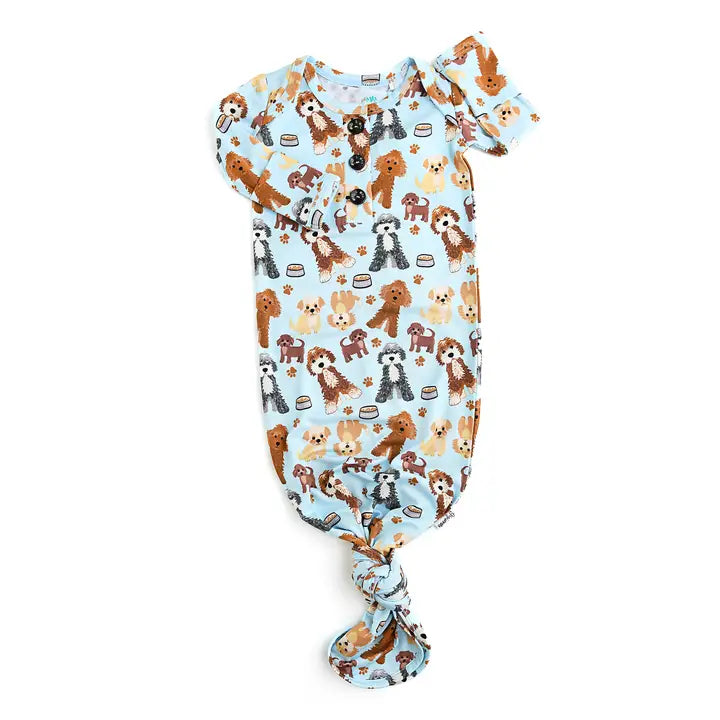 Baby Bamboo Griffin Doodle Gown