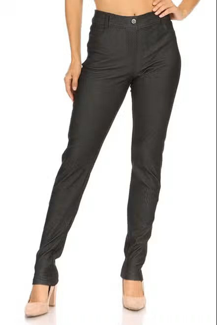 Ladies MOA Casual Comfy Slim Pocket Jeggings