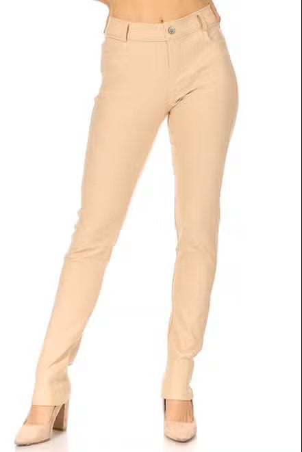Ladies MOA Casual Comfy Slim Pocket Jeggings