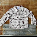 Boys Cowboy Print Polo Onesie or Shirt by Shea Baby