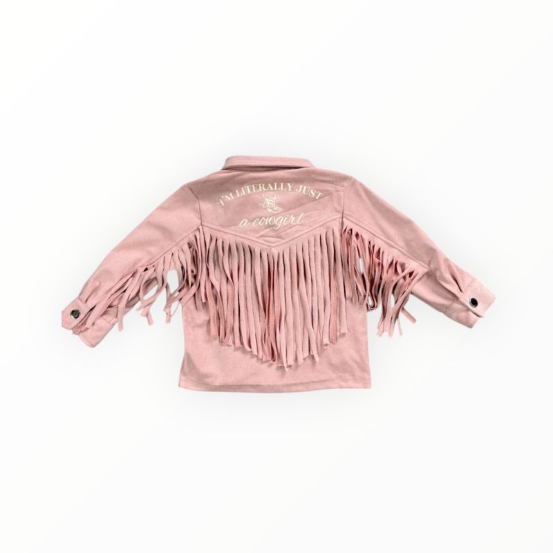 Girls Literally Just a Cowgirl Jacket by Shea Baby