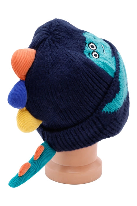 Kids Dinosaur Spike Knitted Ear Cover Beanie