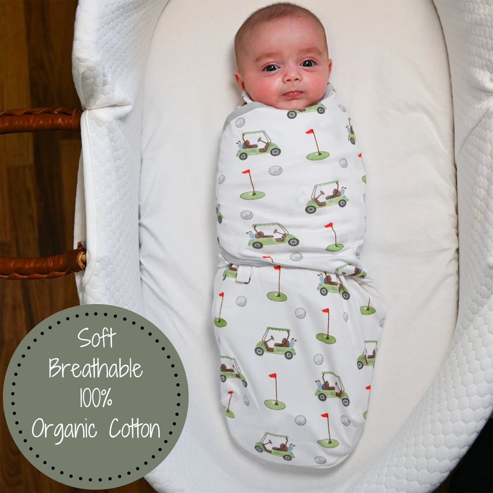 LollyBanks Golf A Round Muslin Swaddle Sack