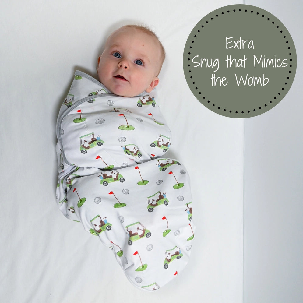 LollyBanks Golf A Round Muslin Swaddle Sack