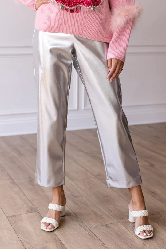 Ladies Grace & Emma Change of Pace Metallic Pants