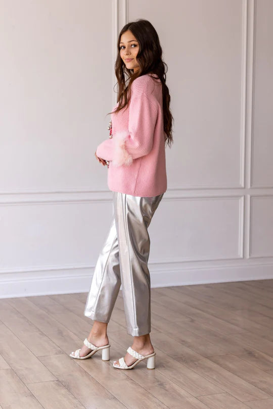 Ladies Grace & Emma Change of Pace Metallic Pants