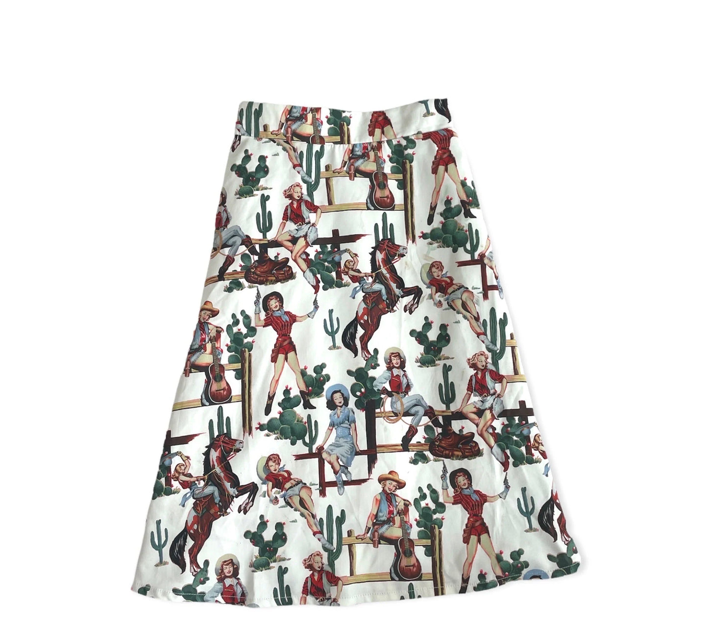 Girls Pin Up Girl Maxi Skirt by Shea Baby