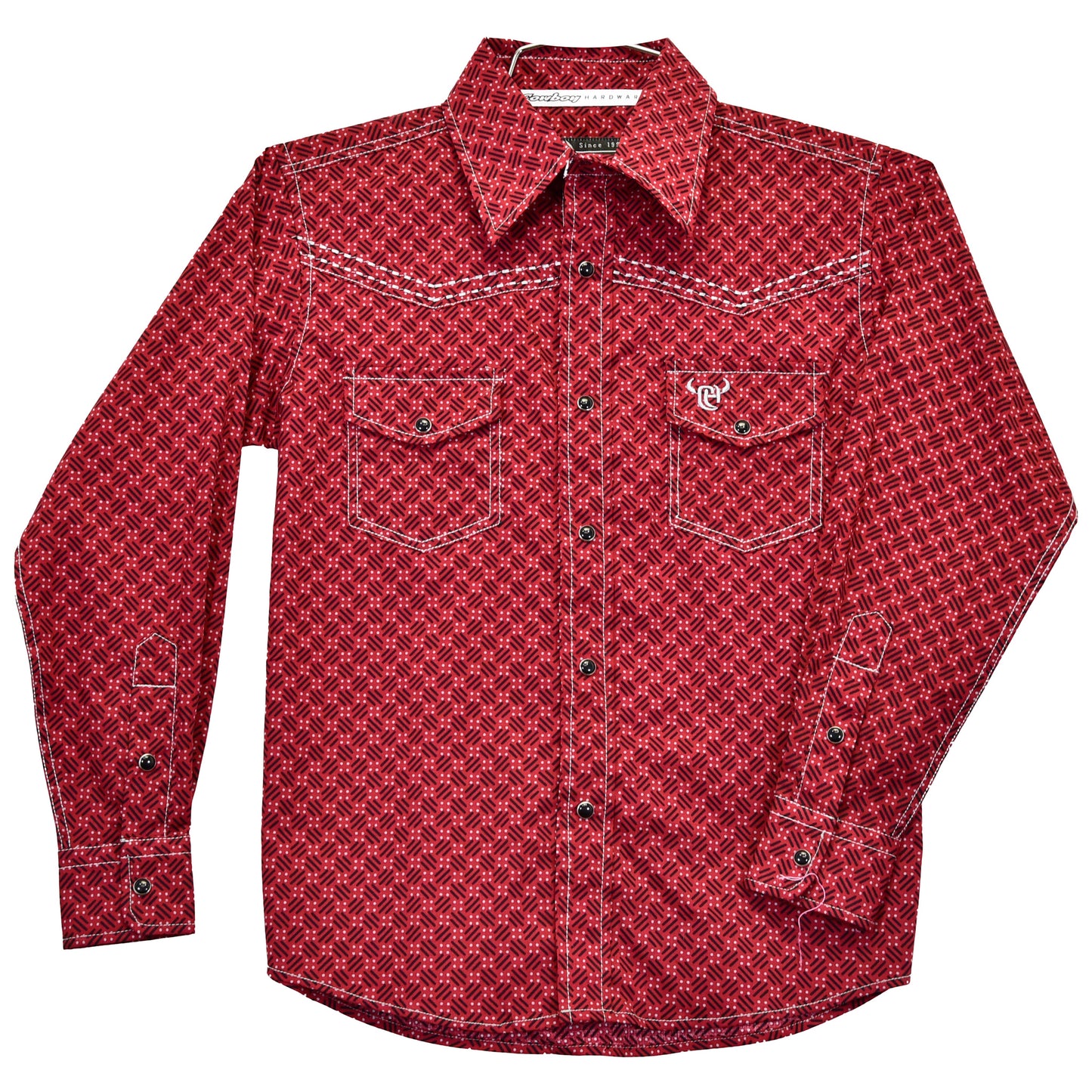 Boys Geo Morse L/S Shirt by Cowboy Hardware