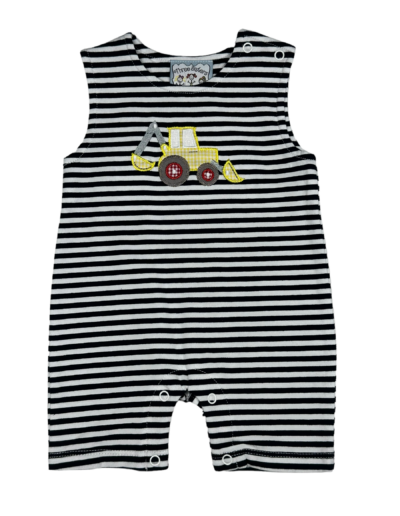 Boys Front End Loader Romper by Three Sisters