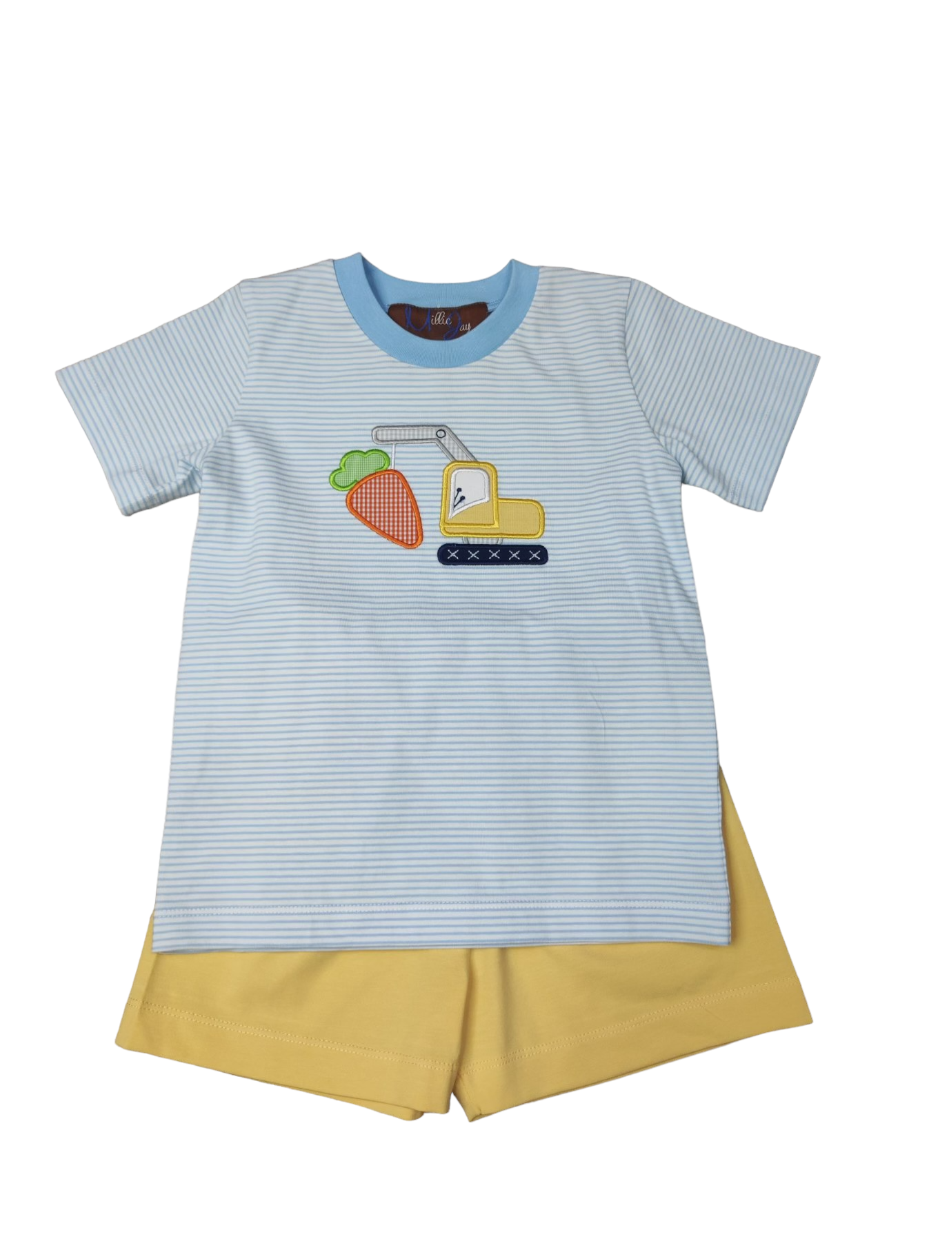 Boys Easter Time Applique Short Set by Millie Jay