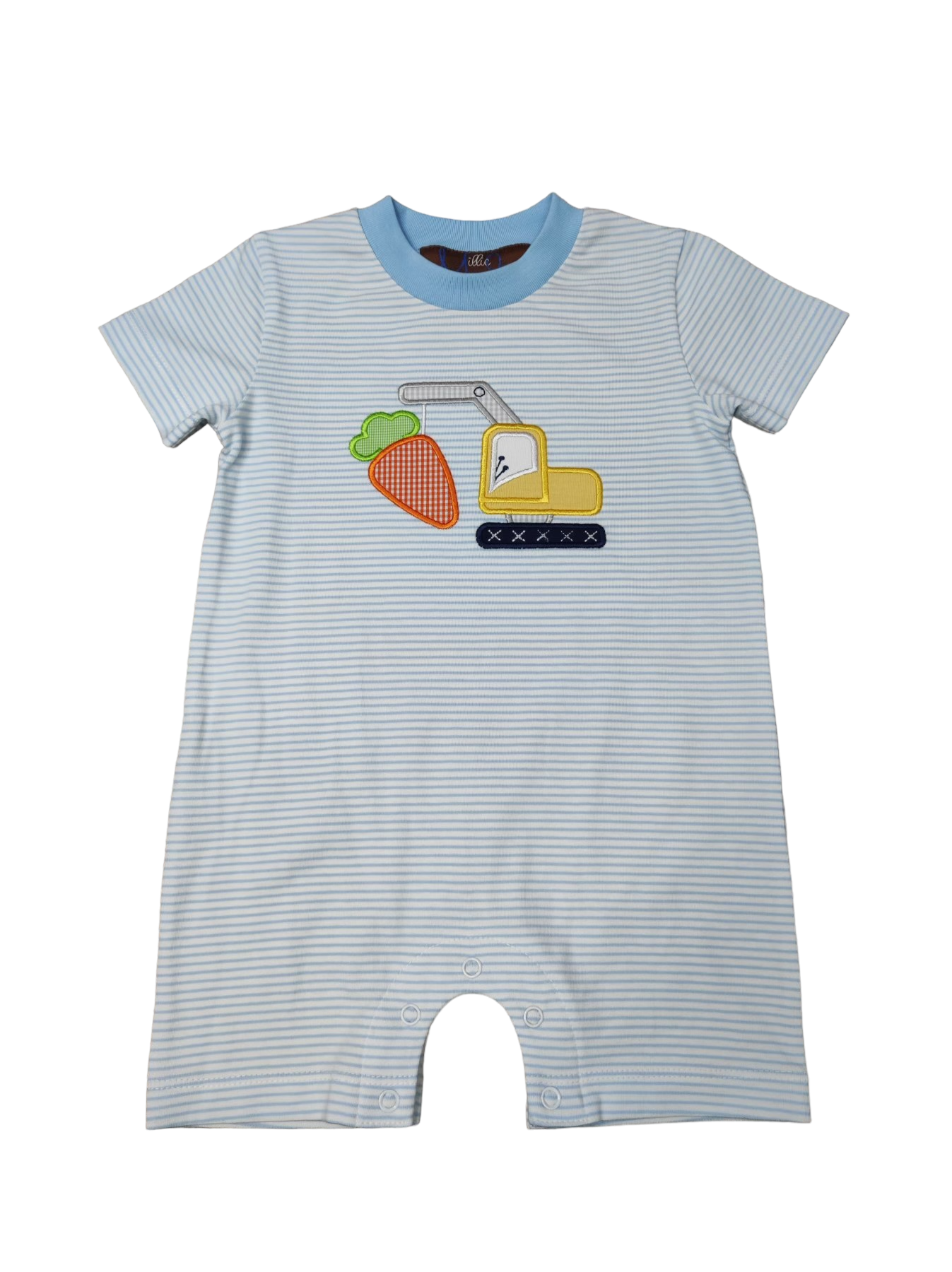 Boys Easter Time Applique Romper by Millie Jay