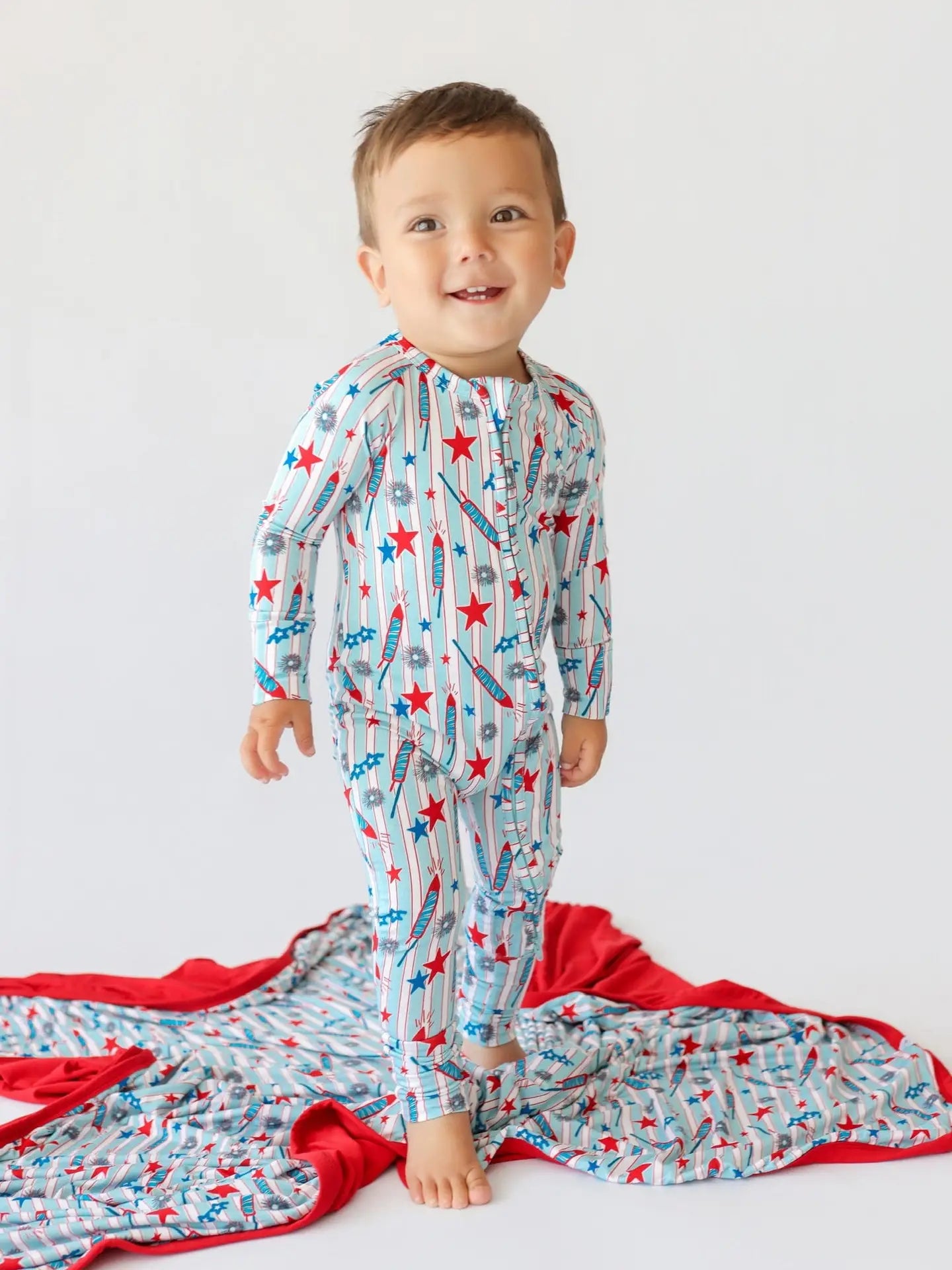 Boys Rocket Pop Parade Dream Romper by Dream Big Little Co.