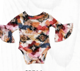 Girls Aztec Long Sleeve Onesie or Shirt by Shea Baby