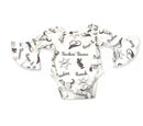 Girls White Outlaw Bell Sleeve Onesie or Shirt by Shea Baby