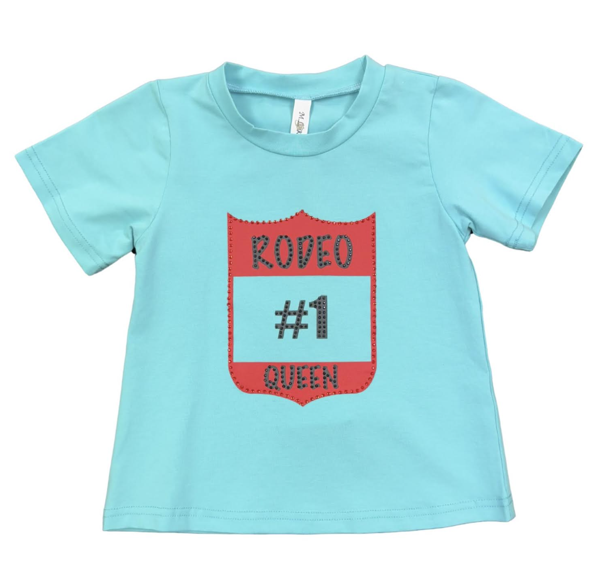 Girls Turquoise Rodeo Queen T-Shirt by ML Kids