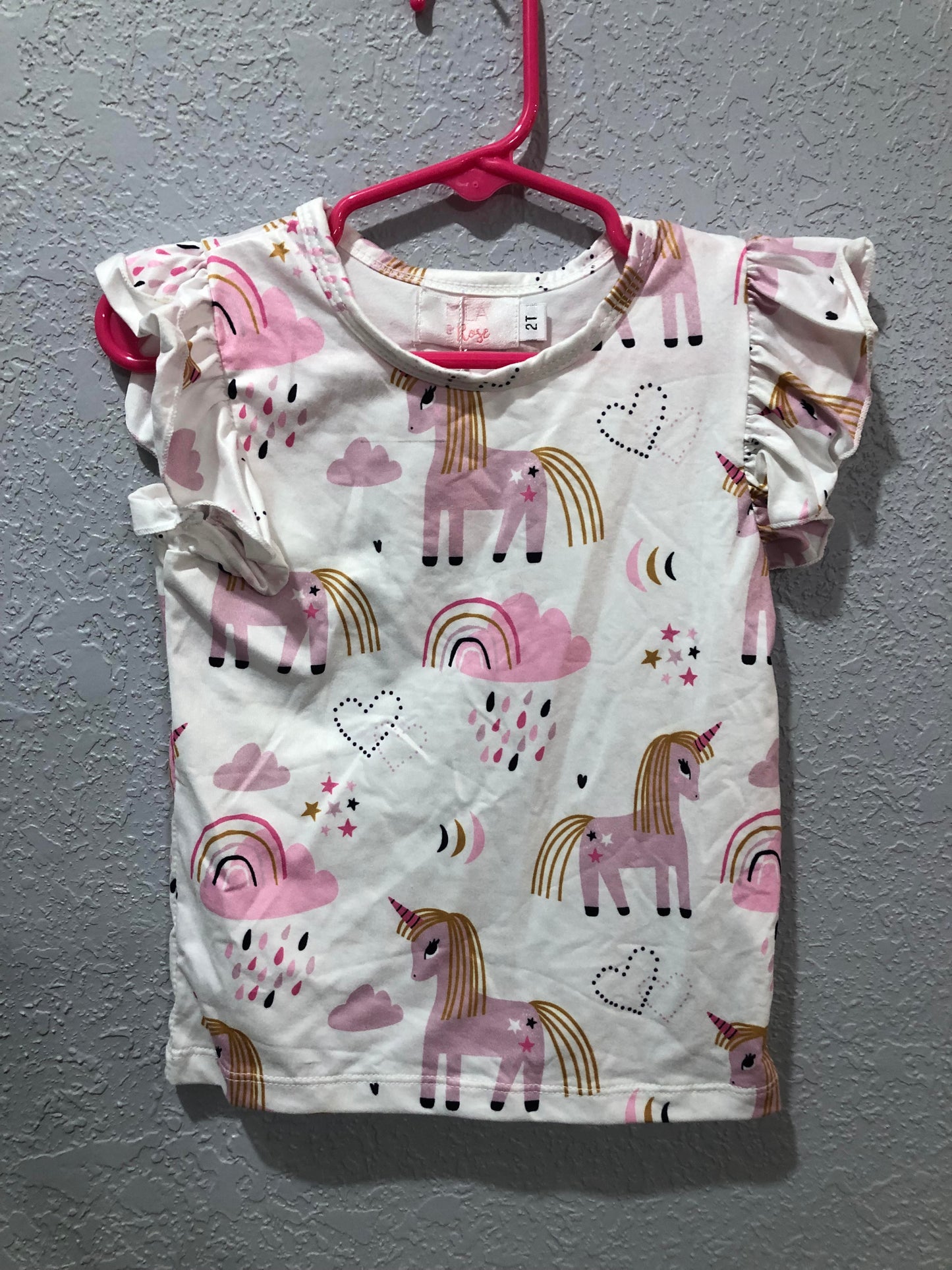 Girls Unicorn Sleeveless Top by Mila & Rose