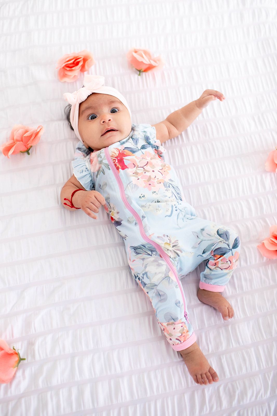 Girls S/S Serenity Floral Coverall PJ Set by Bestaroo