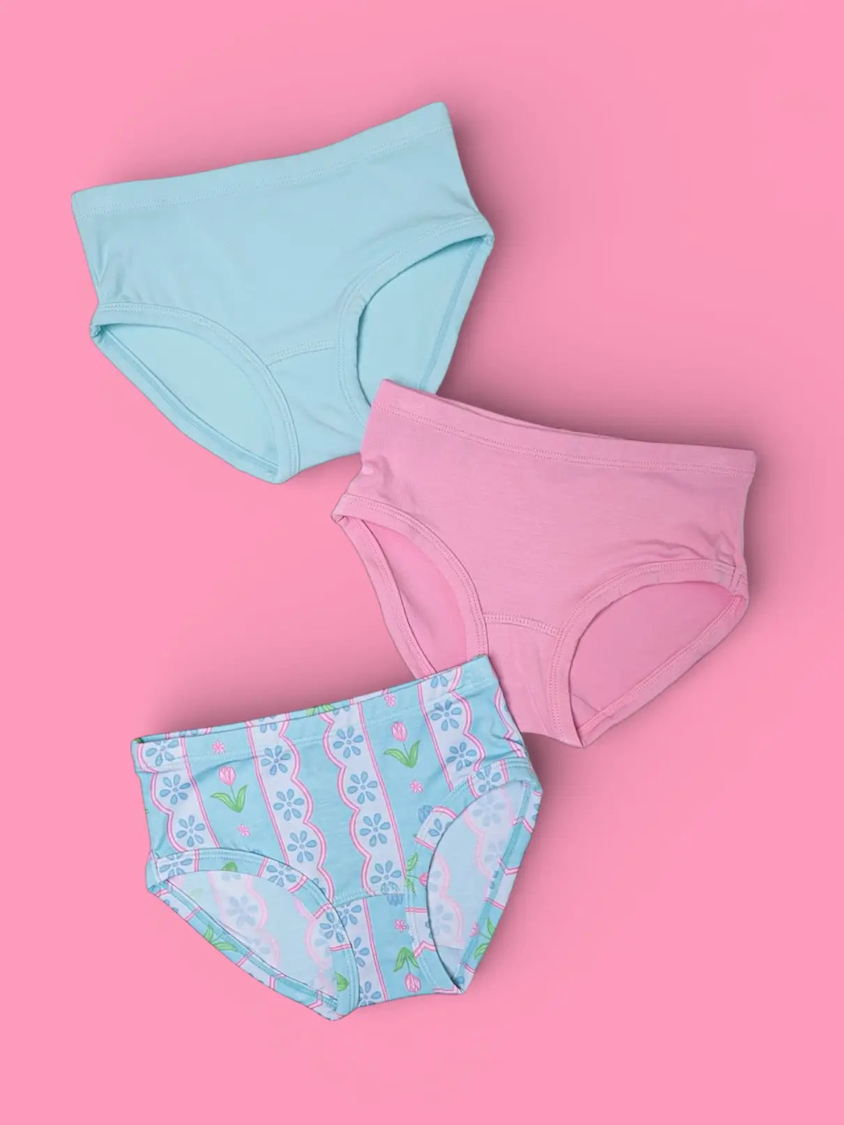 Girls Whimsy Tulip Dream Brief Set by Dream Big Little Co.
