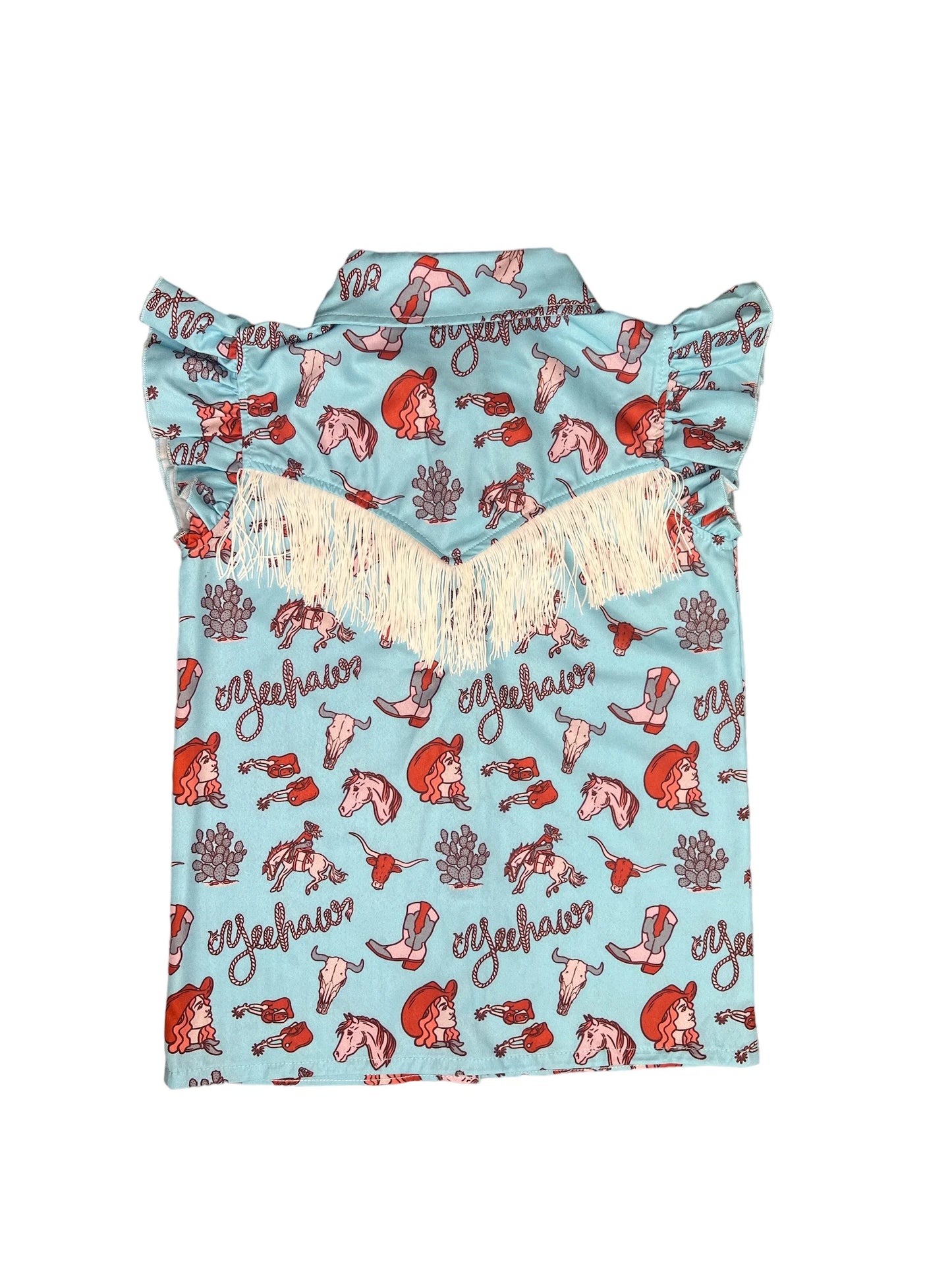 Girls YeeHaw Ruffle Snap Onesie or Shirt by Shea Baby