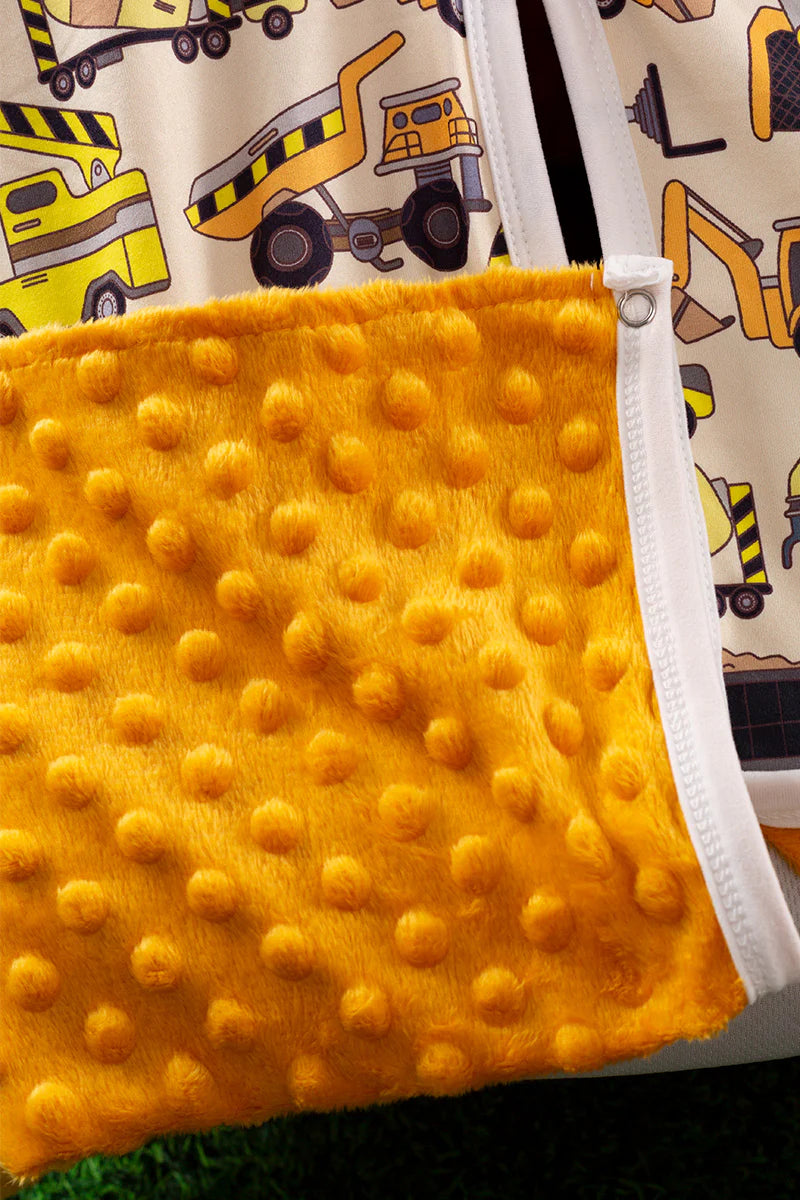 Construction Truck Multi-Printed Car Seat Cover