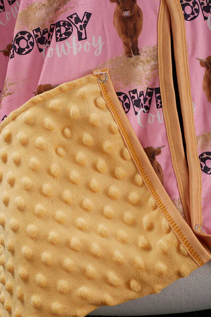 Howdy Cowboy, Highland Cow Car Seat Cover