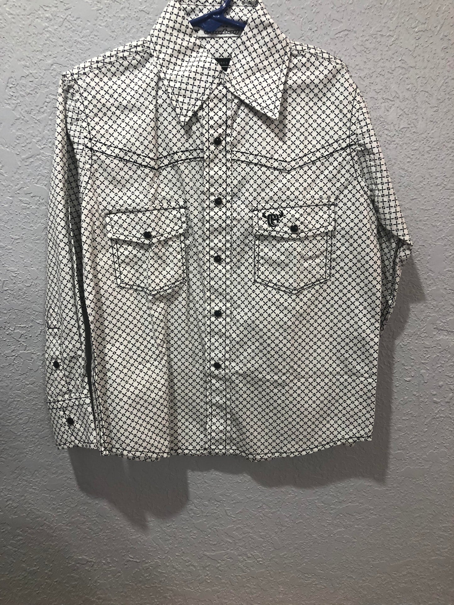 Boys X's & Diamonds L/S Shirt by Cowboy Hardware