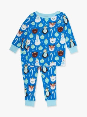 Boys Blue Frosty Friends 1 Pc or 2 Pc Pajama Set by RuggedButts
