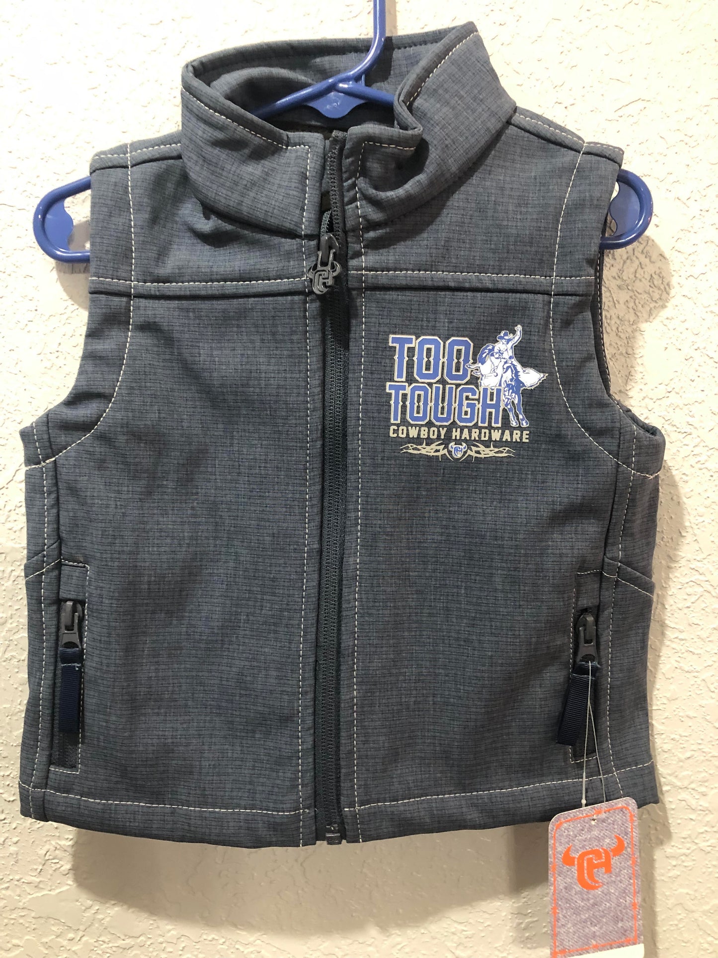 Boys Too Tough Poly Shell Vest by Cowboy Hardware