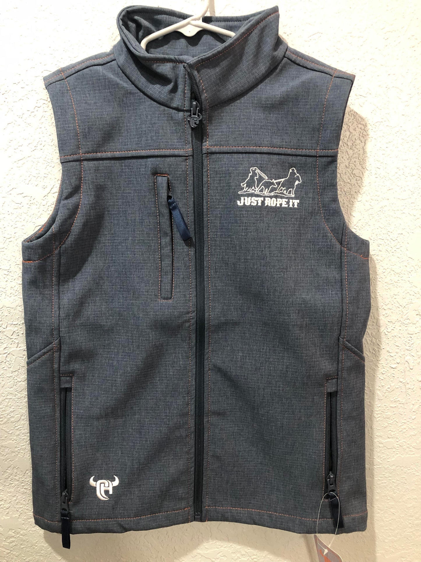 Boys Live Fast Poly Shell Vest by Cowboy Hardware