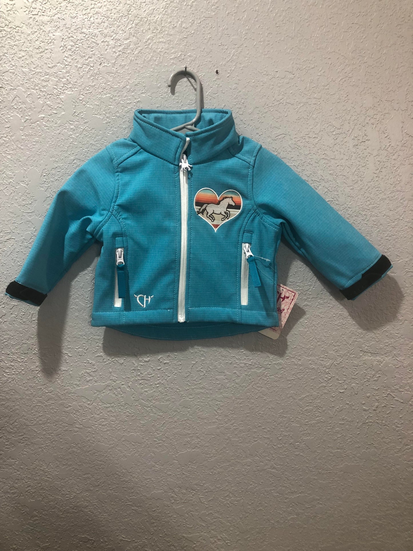 Girls Serape Heart Horse PS Jacket by Cowboy Hardware