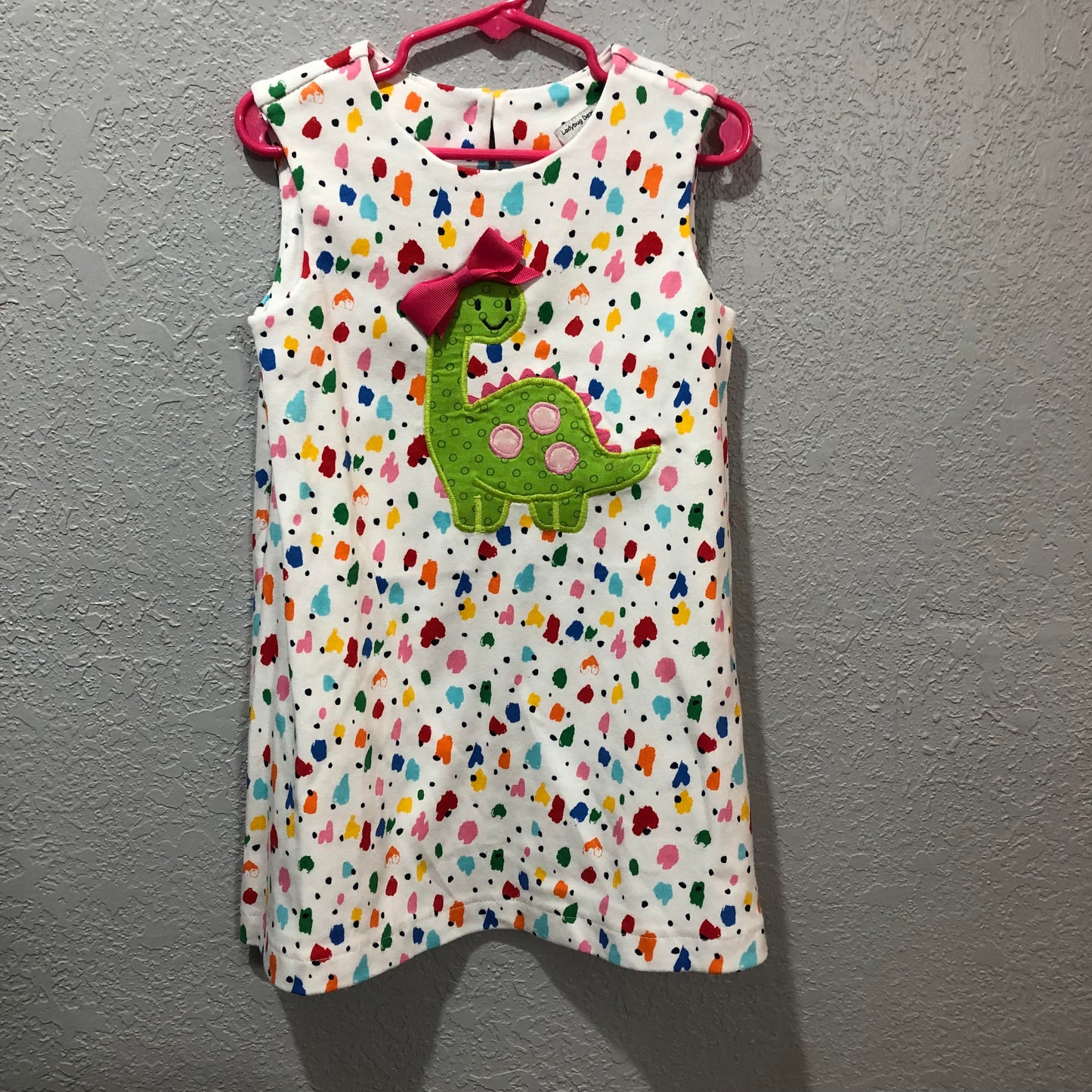 Girls Abstract Print Sleeveless Dress by Ladybug Dezignz