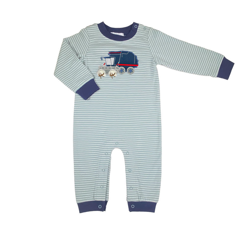 Boys Cotton Romper by Ishtex
