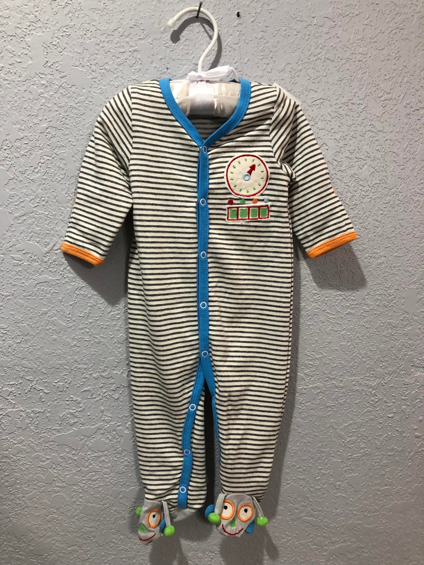 Boys Robbie the Robot Footie by Maison Chic