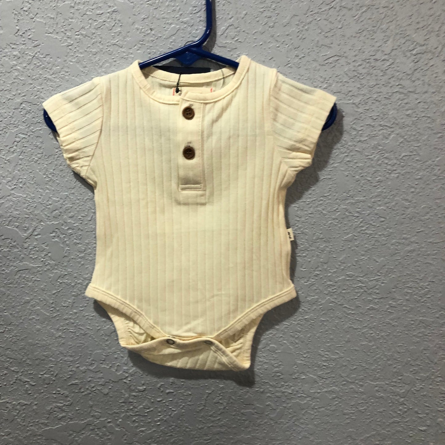 Boys Jibe Rib Jersey Yellow Onesie by Me & Henry