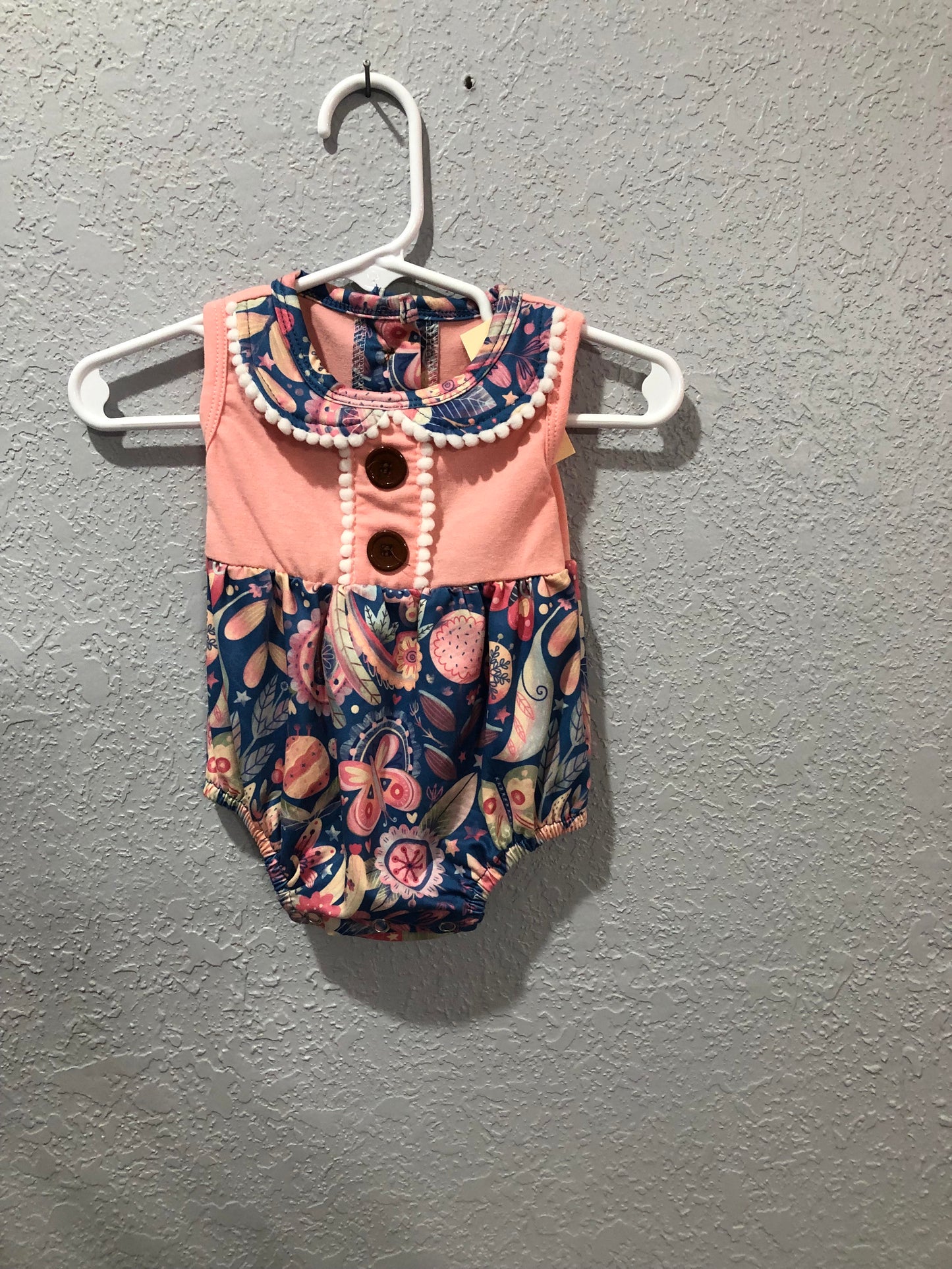 Girls Retro Floral Bubble by Wellie Kate