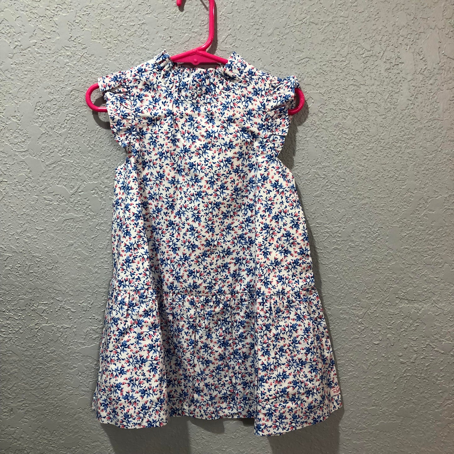 Girls Cottage Tea Time Mock Neck Sleeveless Flutter Dress by RuffleButts