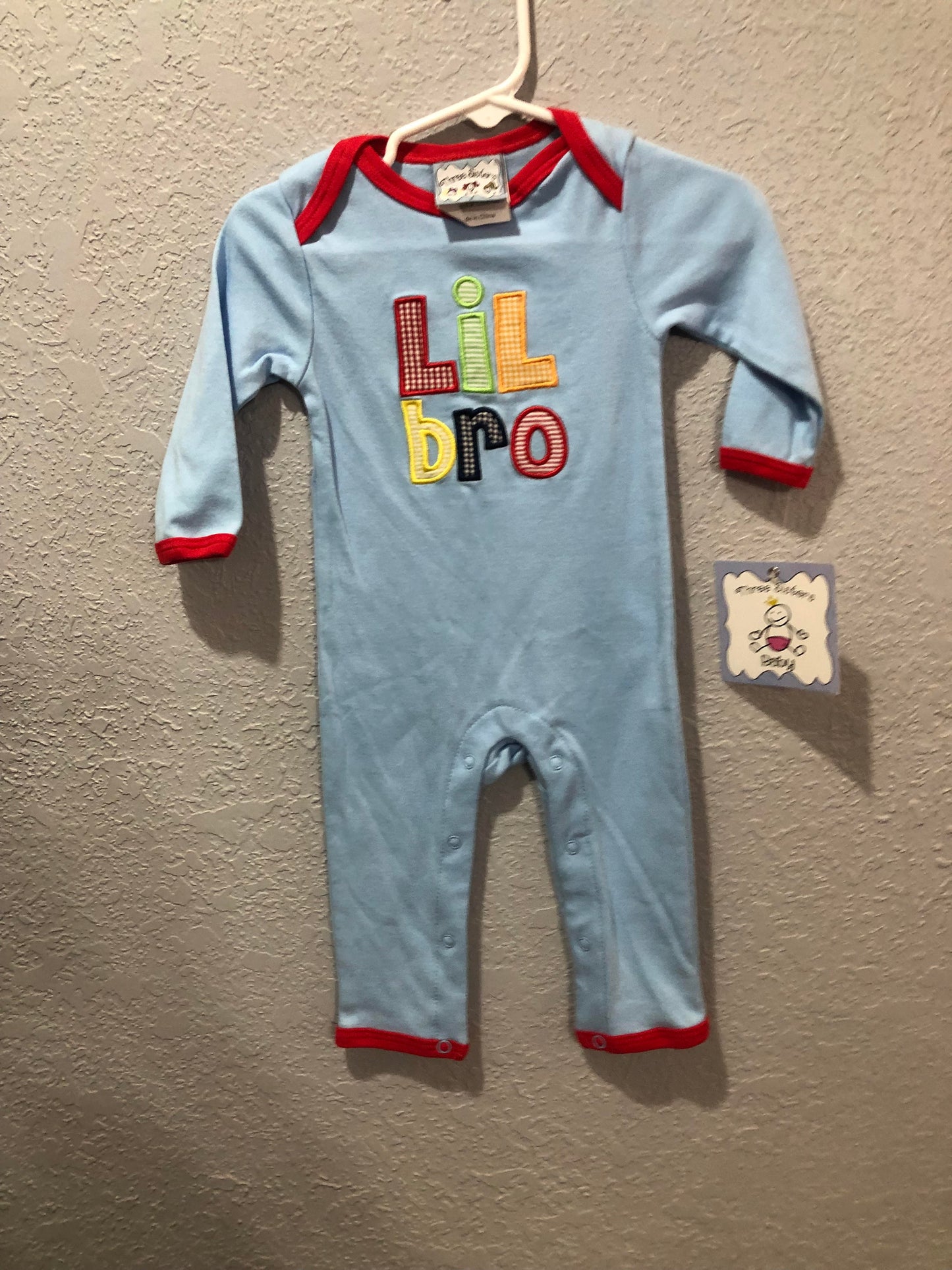 Boys Lil Bro Romper by Three Sisters
