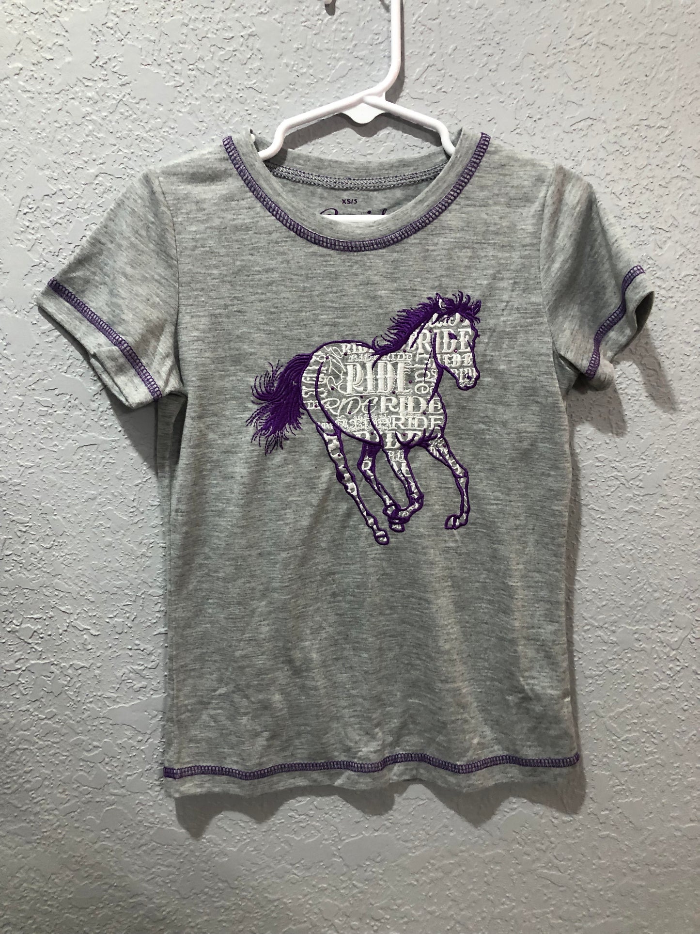 Girls Ride Horse S/S Tee by Cowboy Hardware