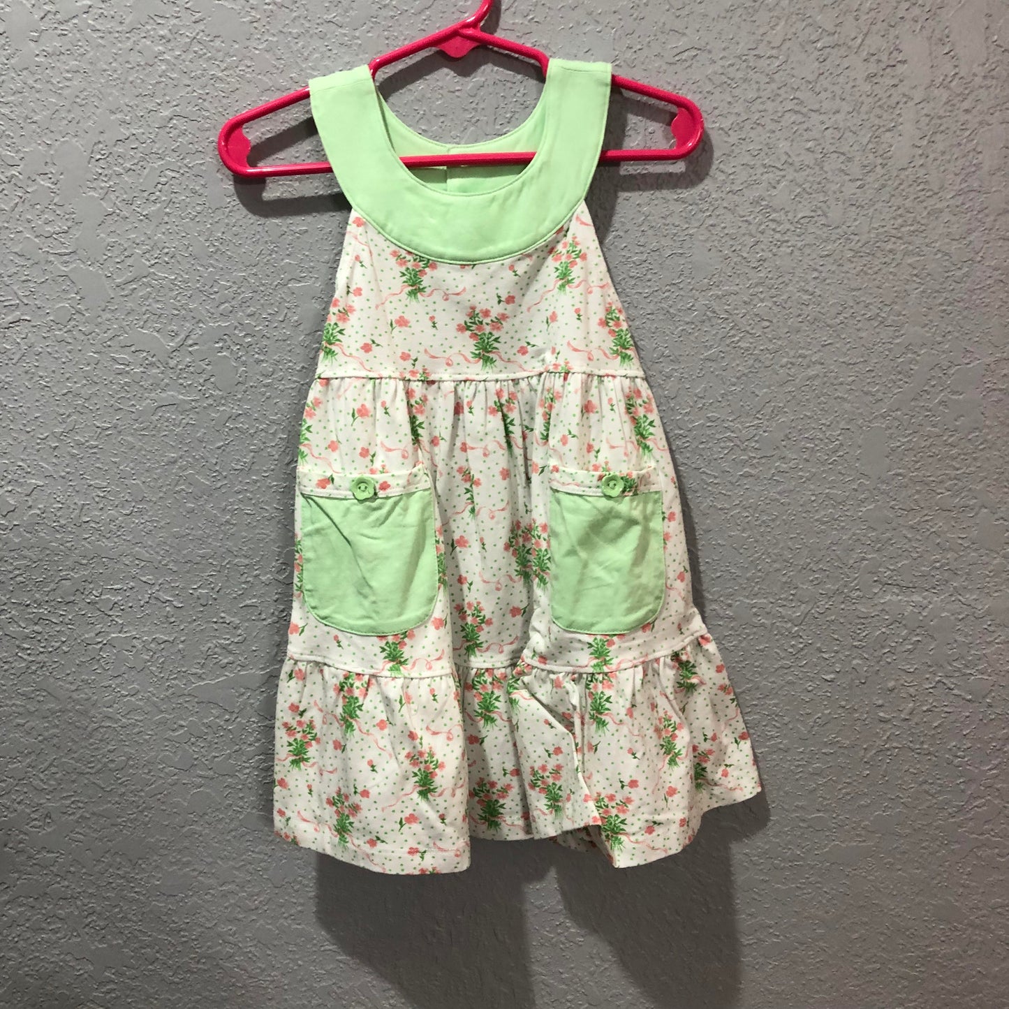 Girls Thrown Bouquet Dress with Pockets by Ishtex