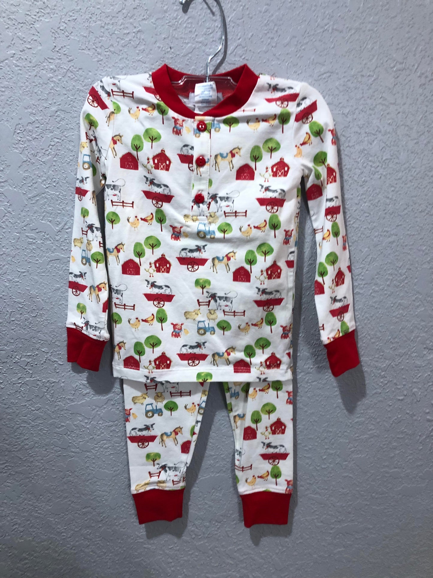 Boys Farm Long Sleeve Pajama Set by Ishtex