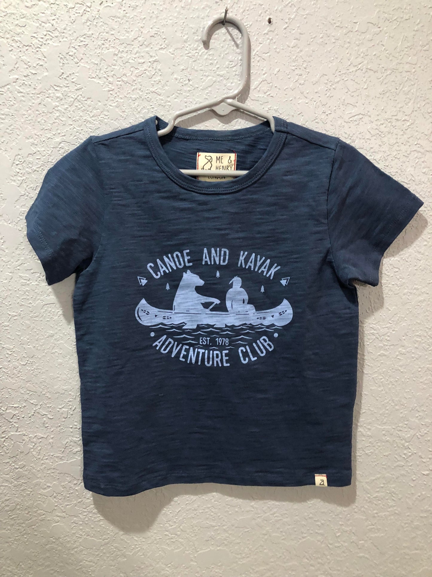 Boys Navy Adventure Camp Top by Me & Henry