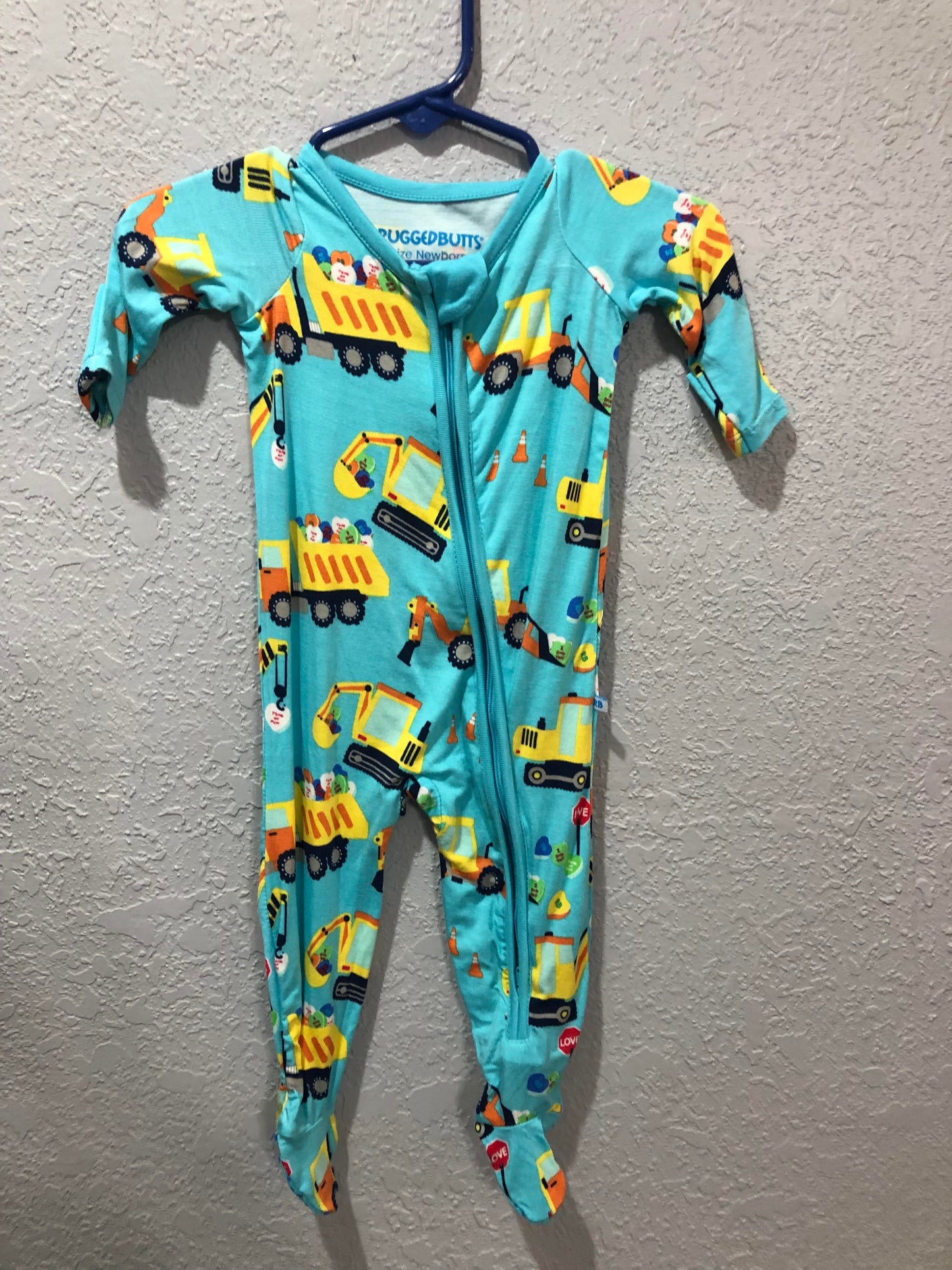 Boys I Dig You One Piece Footie Pajamas by RuffleButts