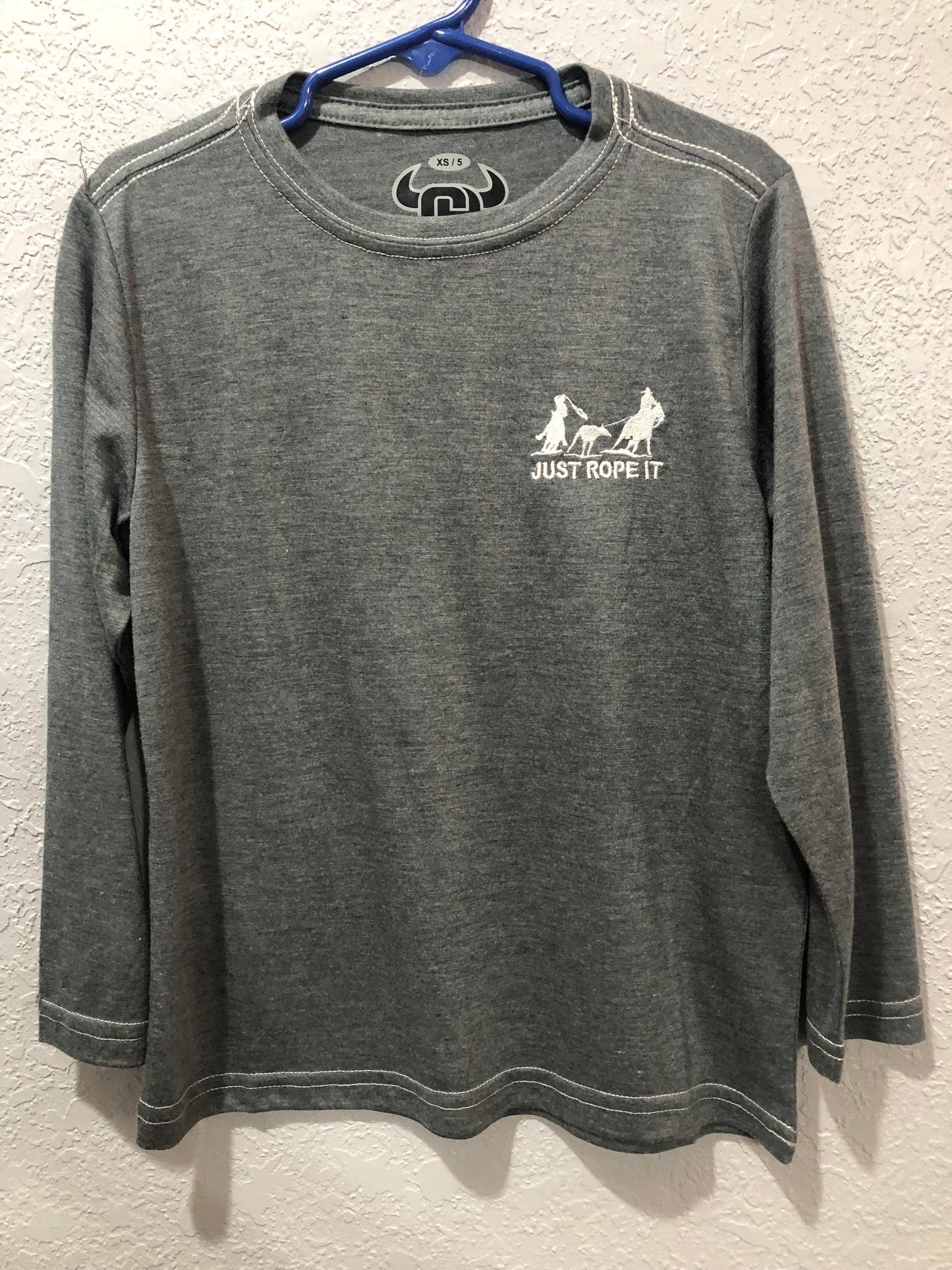 Boys Just Rope It L/S Premium Tee by Cowboy Hardware
