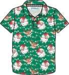 Boys Up On The Housetop Knit S/S Performance Polo by RuggedButts