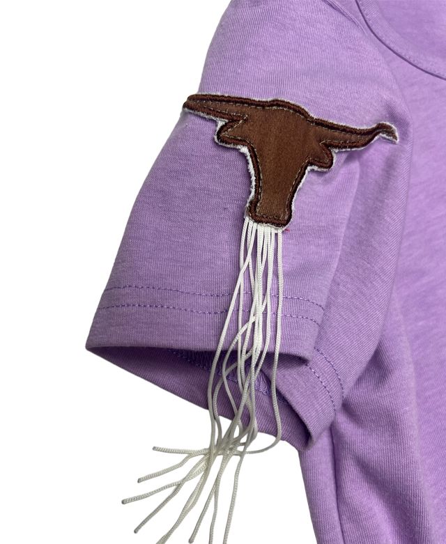 Girls Howdy Y'all Fringe Tee by Shea Baby