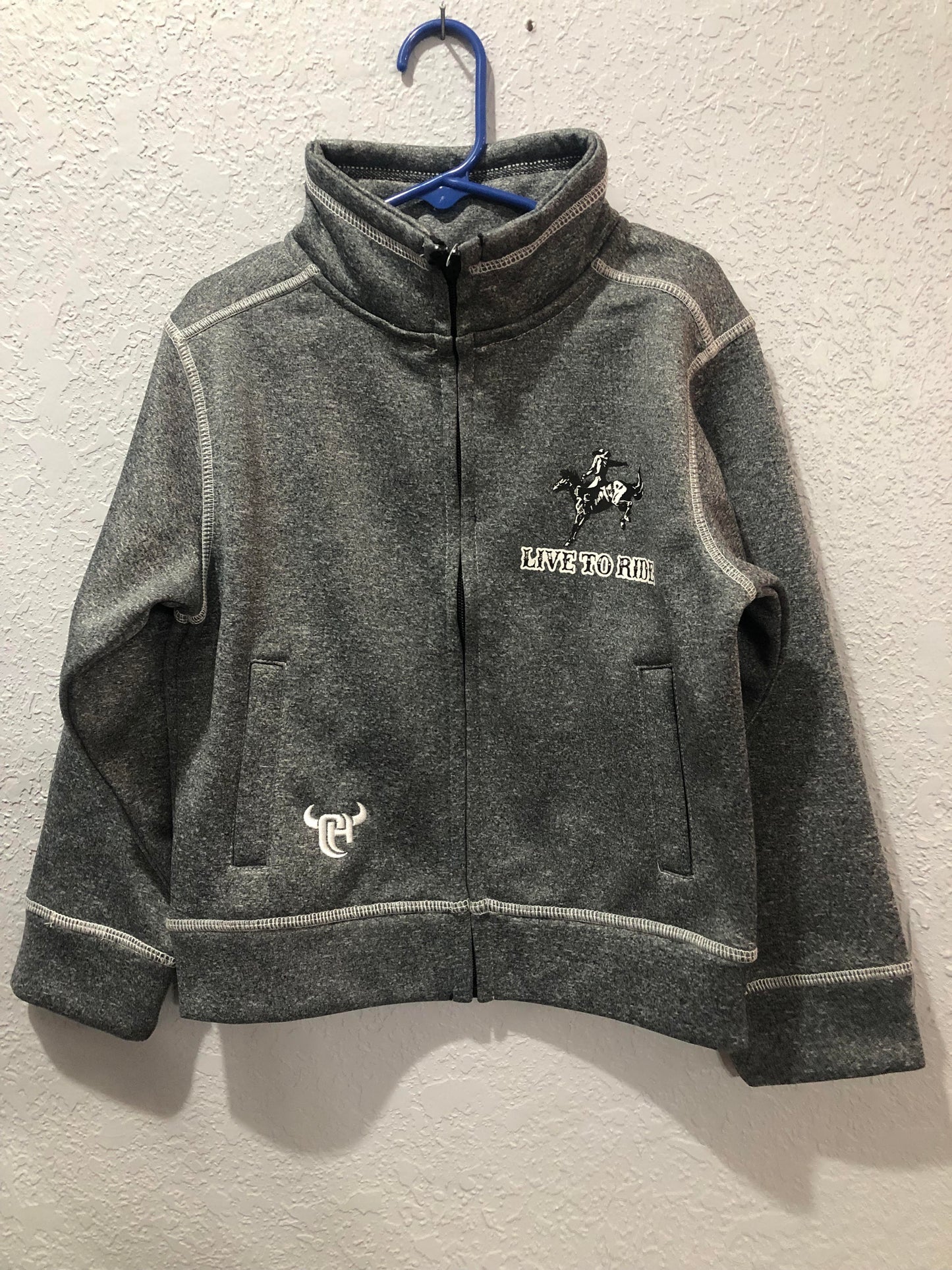 Boys Live to Ride Full Zip Cadet by Cowboy Hardware