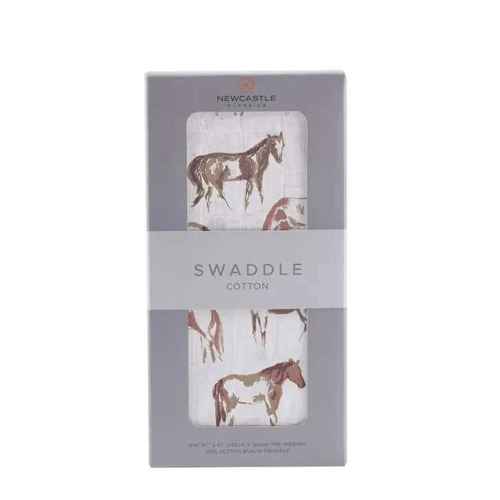 Newcastle Wild Horses Swaddle