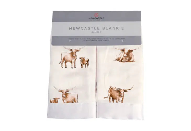 Newcastle Longhorn Blankie (Set of 2)