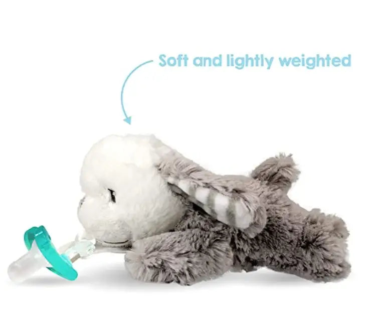 RaZbuddy Palmer Puppy Paci/Teether Holder and JollyPop Pacifier