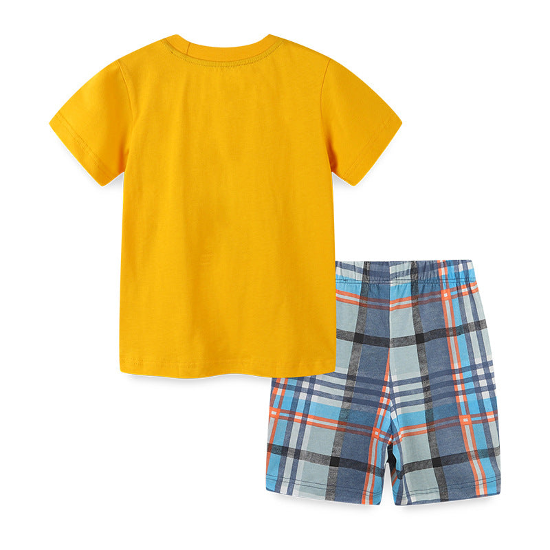 Boys Aosta Betty Construction Short Set (2-Piece Set)